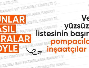 Vergi yüzsüzleri listesinde akaryakıt sektörü ilk sıralarda yer aldı