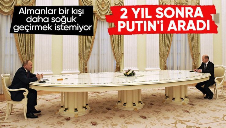 Vladimir Putin ve Olaf Scholz arasında iki yıl sonra kritik görüşme