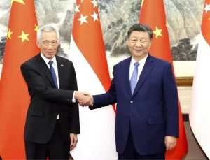 Xi Jinping ve Lee Hsien Loong Buluştu