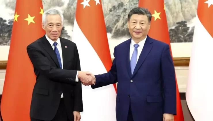 Xi Jinping ve Lee Hsien Loong Buluştu