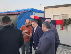 Yangın, Reyhanlı’daki konteynerde can kaybı olmadan söndü