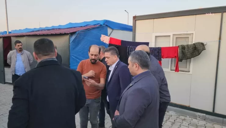 Yangın, Reyhanlı’daki konteynerde can kaybı olmadan söndü