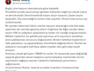 Yavaş’tan Kayyum Atamalarına Tepki