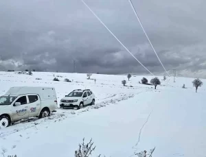 YEDAŞ, Kar ve Fırtına Nedeniyle Elektrik Kesintilerine Müdahale Ediyor