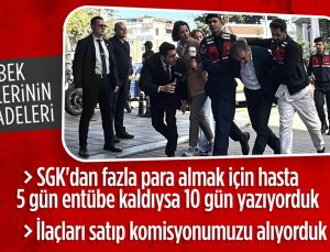 Yenidoğan Çetesi davasında tutuklu sanık Taşçı: İlaçları satıp komisyonumuzu alıyorduk