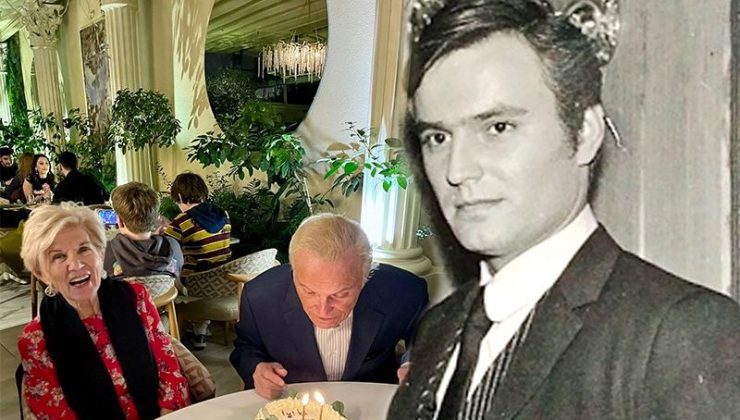 Yeşilçam’ın efsane oyuncusu Ediz Hun 84. yaşını kutladı