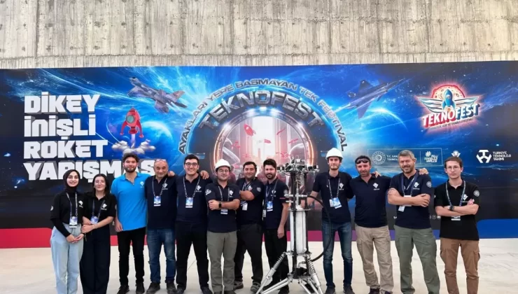 Yıldırım Beyazıt Üniversitesi Öğrencileri Yenilikçi Dikey İnişli Roket Geliştirdi