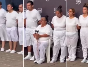 Yolsuzluğa karışan kamu görevlileri iç çamaşırlarıyla halkın önüne çıkarıldı