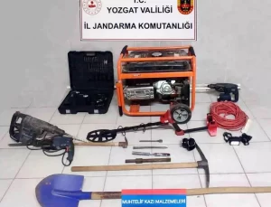 Yozgat’ta Kaçak Kazı Operasyonu