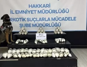 Yüksekova’da 35 Kilo Metamfetamin Ele Geçirildi