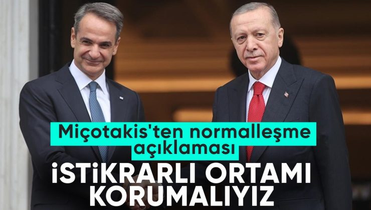 Yunanistan Başbakanı Miçotakis Türkiye ile ilişkilerde istikrarın korunmasından yana