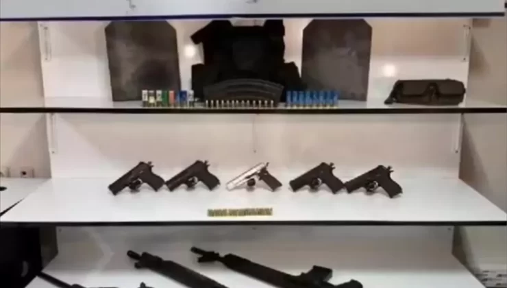 Yüreğir’de Oto Tamirhanesinde Silah Operasyonu