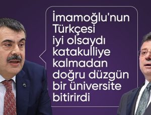 Yusuf Tekin’den İmamoğlu’na yanıt: Okuduğunu anlama konusunda özürlü