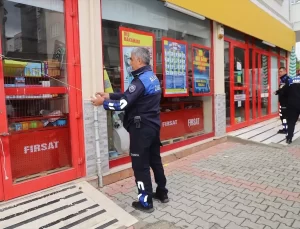 Zabıta, Alanya’da Bir Zincir Marketi Mühürledi