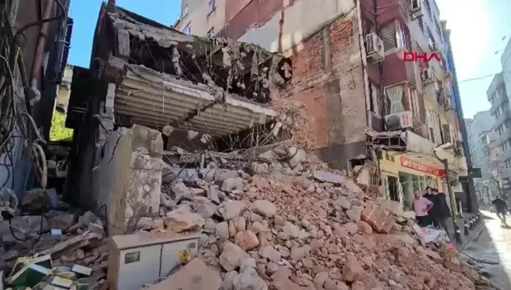 Zonguldak’ta Yıkım İşi Sonrası İş Yerleri Zarar Gördü