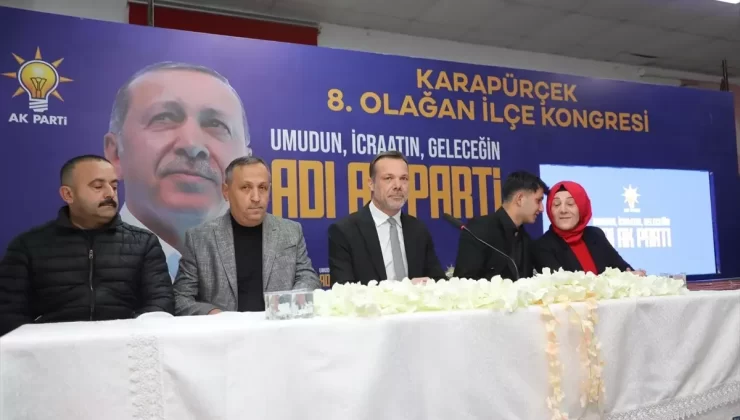 AK Parti Karapürçek İlçe Başkanlığına yeniden Çakırbaş seçildi