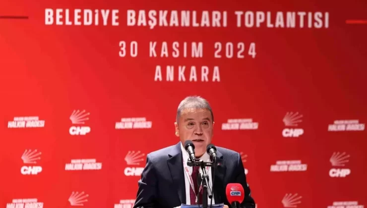 Antalya Büyükşehir Belediye Başkanı Böcek, Sosyal Belediyecilik Vurgusu Yaptı