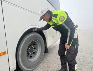 Bolu’da Kış Lastiği Denetimi Başladı