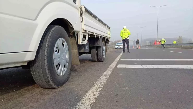 Düzce’de Kış Lastiği Uygulaması Başladı