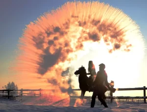 Erzurum’da Soğuk Hava Rekor Kırdı: Eksi 25,3 Derece