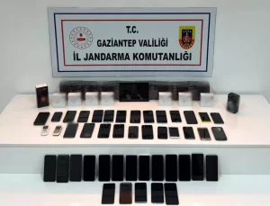 Gaziantep’te Kaçak Telefon Operasyonu