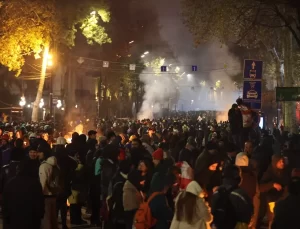 Gürcistan’da AB Müzakereleri Protesto Edildi