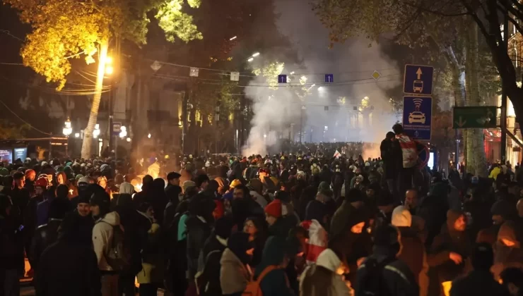 Gürcistan’da AB Müzakereleri Protesto Edildi