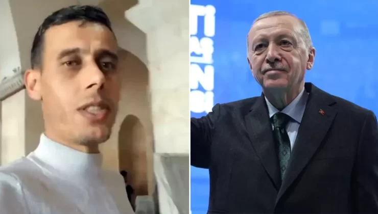 Halep’te Emevi Camii’nde namaz kılıp Erdoğan’a teşekkür etti: 14 senedir yanımızda durdu