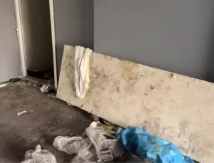 Metruk Binada Madde Bağımlısı Çiftin Bebeklerine El Konuldu