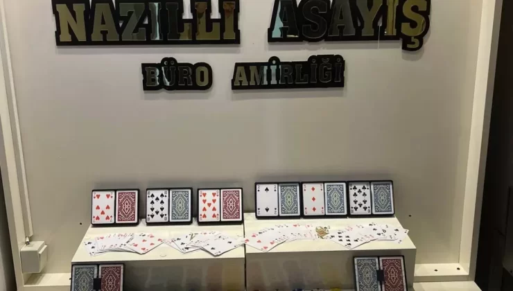 Nazilli’de Kumar Operasyonu: 2 Gözaltı ve 24 Kişiye Para Cezası