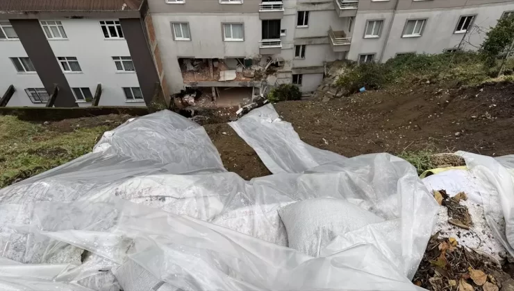 Rize’de Heyelan: 1 Ölü, 4 Yaralı