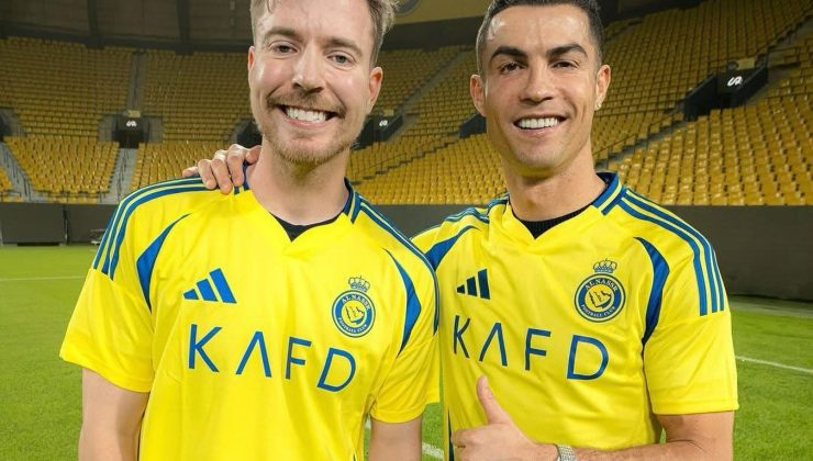 Ronaldo ve MrBeast YouTube’u salladı: İki ayrı video geldi