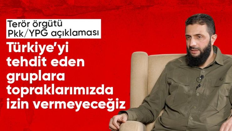 Ahmed Eş-Şera’dan PKK/YPG açıklaması: Türkiye’yi tehdit eden gruplara izin vermeyeceğiz