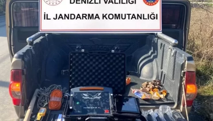 Denizli’de Kaçak Kazı Operasyonu