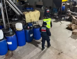 Tekirdağ’da Sahte Deterjan İmalathanesi Baskını