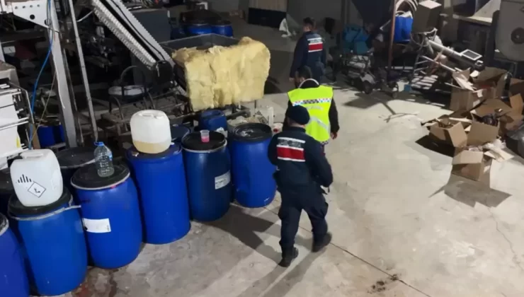 Tekirdağ’da Sahte Deterjan İmalathanesi Baskını