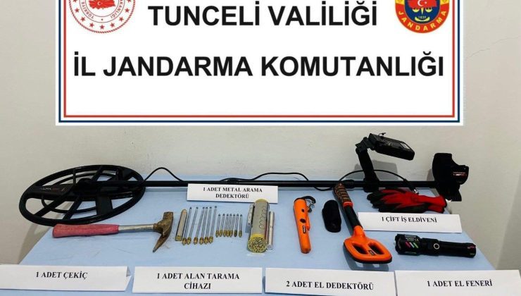 3 bin yıllık sit alanında define aradılar: 3 kişi gözaltına alındı