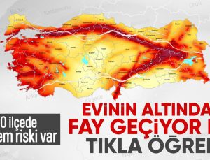 45 vilayet ve 110 ilçe sarsıntı riski taşıyor: Meskenin altında fay sınırı var mı