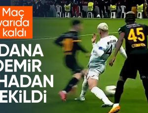 Adana Demirspor, Galatasaray maçında sahadan çekilme kararı aldı
