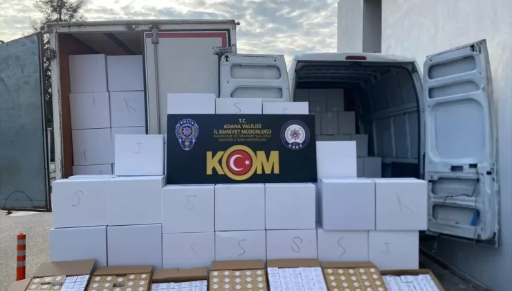 Adana’da 9 Milyon Kaçak Makaron Ele Ge geçirildi