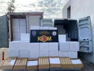 Adana’da 9 Milyon Kaçak Makaron Ele Geçirildi