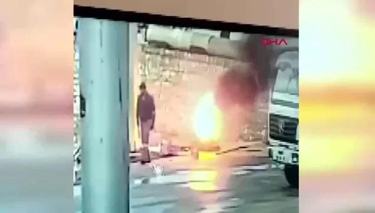 Adana’da Fabrika Bahçesinde Varilde Yangın: İşçi Hafif Yaralandı