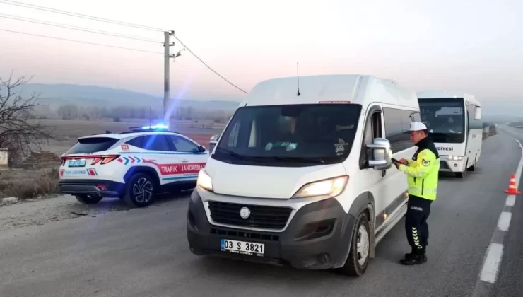 Afyonkarahisar’da Okul Servislerine Denetim