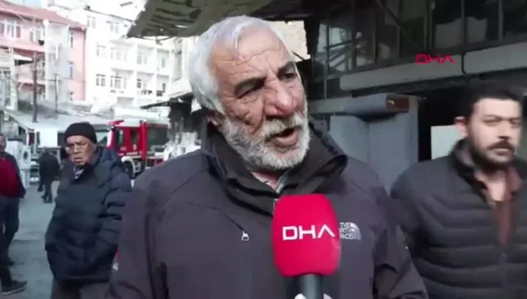 Ankara’nın Altındağ ilçesinde, spotçular çarşısında yer alan bir iş yerinde yangın çıktı / Ek görüntüler eklendi