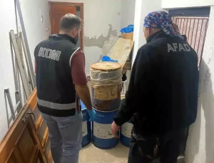 Antalya’da 177 Kg Siyanür Ele Geçirildi