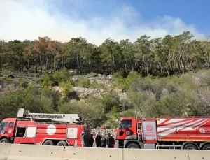 Antalya’da Orman Yangınına Müdahale