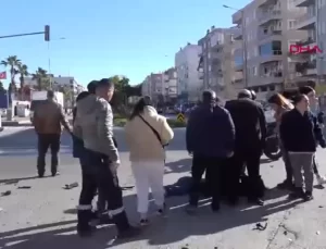 Antalya’da Trafik Kazası: 2 Yaralı