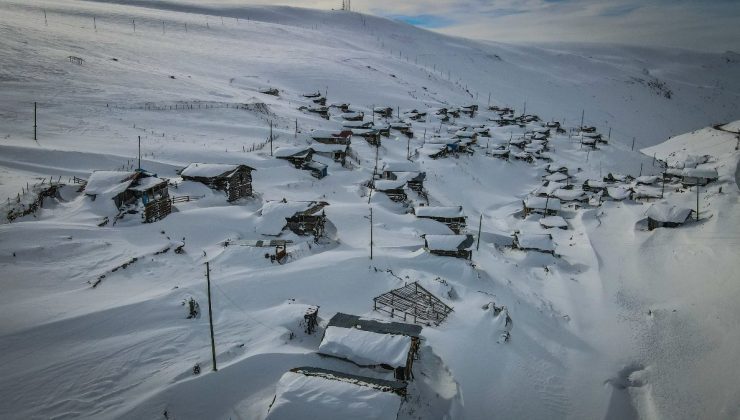Artvin Şavşat’ın kış görüntüleri büyülüyor
