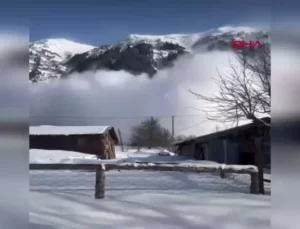 Artvin’de Çığ Düşmesi: O Anlar Kamerada