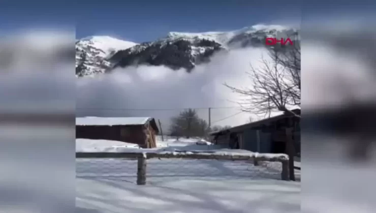 Artvin’de Çığ Düşmesi: O Anlar Kamerada